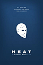 Heat (1995) ~ Minimal Movie Poster by Foursquare #amusementphile