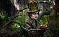 People 1440x900 trees Mad Hatter toppers butterfly