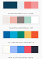 #实用素材# Adobe Color CC最受欢迎最舒服的设计配色方案，自己收藏，转需~