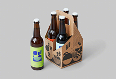 wj吖采集到啤酒厂 Halo Brewery 的最新包装设计