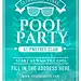 Summer Time Cartoon Pool Party Poster | PSD Free Download - Pikbest : Summer,pink,cartoon,umbrellas,leaves,swim ring
