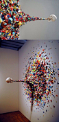 Everybody who's anybody knows a rainbow-puking skull makes for an excellent accent wall.