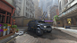 Overwatch - Uprising, Gaëtan Montaudouin : I had the pleasure of modeling and texturing the turrets, the payload and the Van.
Concept art for the payload was made by Ben Zhang (https://www.artstation.com/naughtyboy)

All Overwatch maps are a group effort.