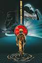 《2001太空漫游》电影插画海报设计