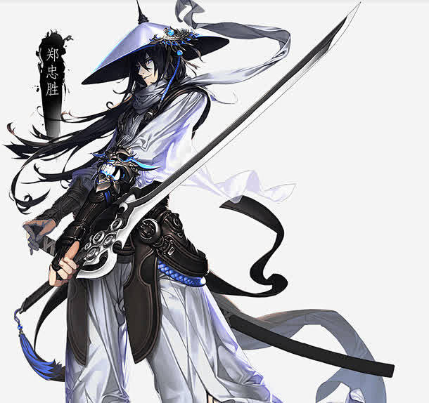 拿剑的白衣侠士古风手绘高清素材 侠士 古风 手绘 白衣 免抠png 设计图片 免费下载