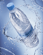 3D render poster CRYSTAL mineral water