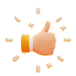 票务 3D 图标