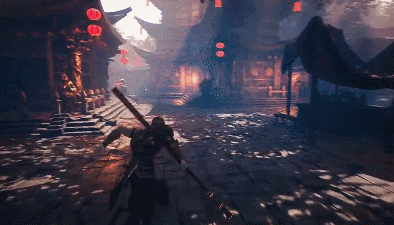 UE4虚幻5 SICKA DYNASTY 中式寺庙盘龙佛像庭院园林古建筑场景-花瓣网