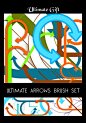 Ultimate arrows brush set #网页# #素材#