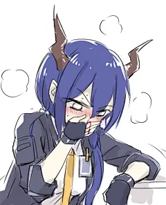 明日方舟女博士的日常表情包 _ 美味しいパン _ 哔哩哔哩相簿