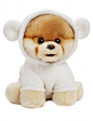 新年礼物、生日礼物-美国泰迪熊GUND BOO毛绒玩具狗雪天使俊介公仔