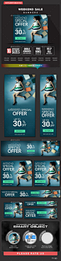 Weekend Sale Banners Template PSD #banner #webbanner #design Download: http://graphicriver.net/item/weekend-sale-banners/10667359?ref=ksioks: 