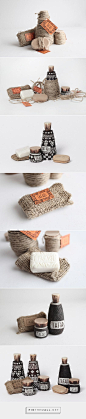 TAFARI on Behance by Yulia Popova curated by Packaging Diva PD. I just love this handmade packaging design idea.: 