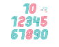 线条数字