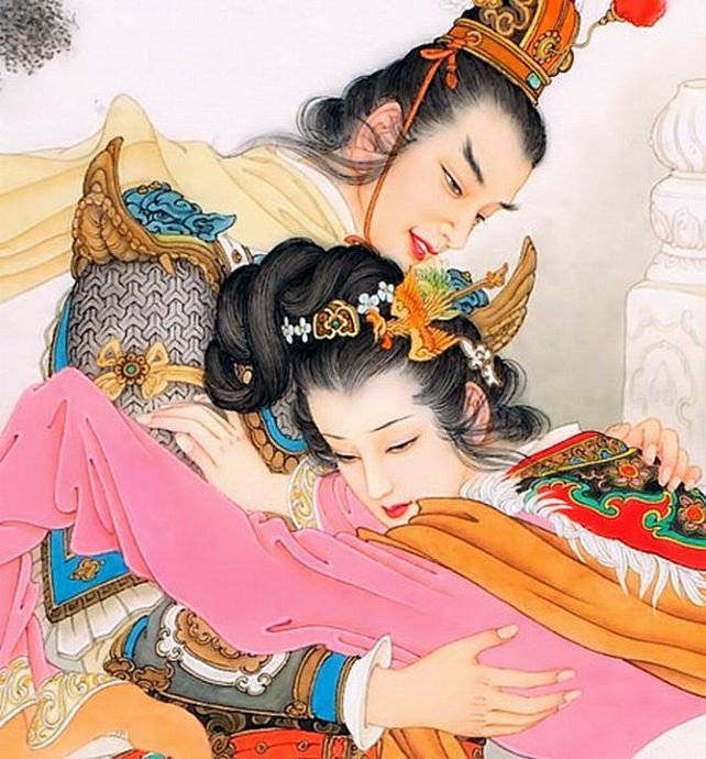 项维仁工笔仕女画