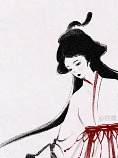 今日份古风小美人插画速写 - 小红书