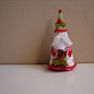 christmas ornament standing santa 