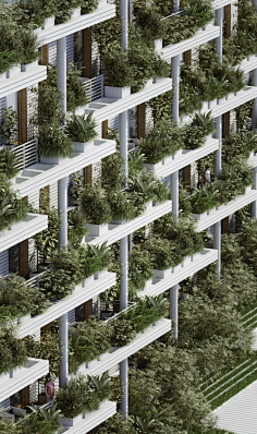 第四代住宅建筑-花瓣网|陪你做生活的设计师 | 塔楼 米兰 “垂直森林”为可持续住宅建筑树立了典范，建筑师在保持城市现有规模和体量不变的情况下 ...