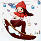 冬季旅游滑雪的小女孩图片大小2500x2500px 图片尺寸1.79 MB 来自PNG搜索网 pngss.com 免费免扣png素材下载！冬季旅游人物插画#冬日雪景#红色的帽子#卡通手绘#漂亮的小女孩#紫色的雪花#