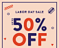 Labor Day Sale: Up to 50% Off!