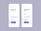 Minimal Sign In and Sign Up screens dayliui minimal userinterface design ui sign in signup app design