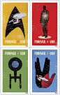 《星际迷航》50周年纪念等多系列邮票