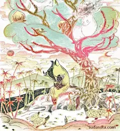 You Byun’s的插图是令人难以置信的，不可思议的，大胆的。在这里我发布了一些她的手绘作品。对于插画，她同样喜欢绿茶和草莓蛋糕。非常有意思的一个人，希望你也和我一样喜欢她富于童趣的作品。#采集大赛#