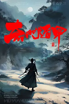 电影海报背景-风歌造字-05奇门遁甲