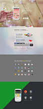 Naver-手机APP应用程序酷站！惊人... - 米田的天空采集到WEB_企业产品 - 花瓣