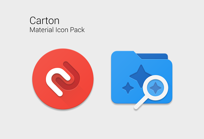 【新提醒】Carton扁平风格的icon...