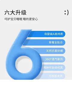思莱宜儿童枕头宝宝婴儿1-3-6岁以上夏季通用定型枕透气a类兔头-tmall.com天猫