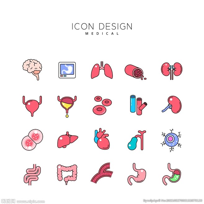 卡通医疗icon图标