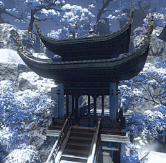 一念神魔(鲲剧)采集到亭子