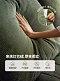 维莎布艺沙发北欧小户型轻奢软包沙发现代简约灯芯绒客厅转角沙发-tmall.com天猫