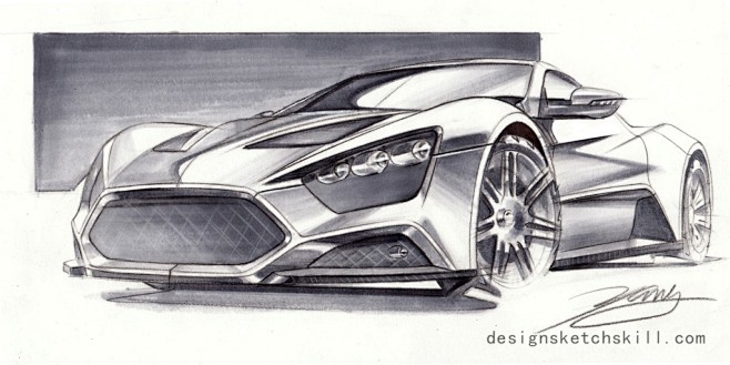 car sketch 1