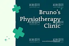 联康物理治疗及复康中心名片设计  - 源文件下载【酷图网】联康物理治疗,复康中心,名片设计,墨绿背景,简洁名片,名片,姓名标签,