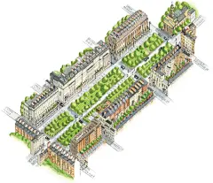 女插画师Katherine Baxter的手绘地图 | 灵感日报