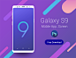 Galaxy S9 Mobile App screen layout download Free : Galaxy S9 Mobile App screen layout download Free