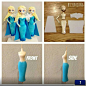 Elsa Fondant Figurine Tutorial