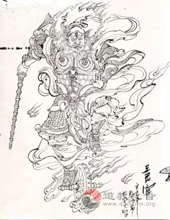 野臨官采集到Z 白描国画线稿效果