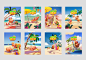 Hay Day Pop! Backgrounds, Studio Piñata : When Supercell created their new puzzle & farm game Hay Day Pop they asked Piñata to create background visuals in the game. And what a fun it was!

Concepting a bunch of sketches for each season and theme made