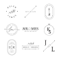 婚礼，花店，花卉花朵logo标志矢量图素材