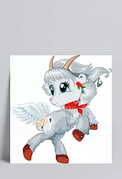 天马天使动漫人物|天马天使,动漫人物,动漫人物元素,动植物元素,免抠元素