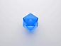rotating gem icon glass 3d animation motion rotation crystal diamond gem blender render 3d iconography icon