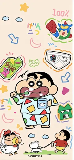 全屏可爱卡通壁纸 - 小红书