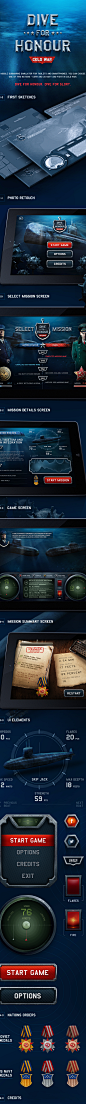 Dive For Honour - Mobile Game : Mobile submarine simulator for tablets and smartphone. You can choose one of two nations - USRR and US Navy and fight in cold war.Dive for honour. Dive for glory.