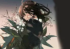 日本插画师 Flycoco 一组青春少女插画作品