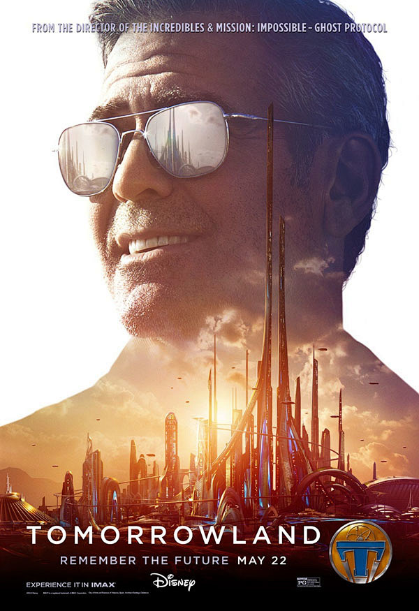 2015科幻电影明日世界宣传海报创意设计
