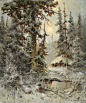 俄罗斯画家Julius Yulevich van Klever|冬天在歌唱 ...