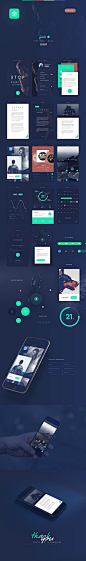 FADE APP UI KIT | FREEBIE |